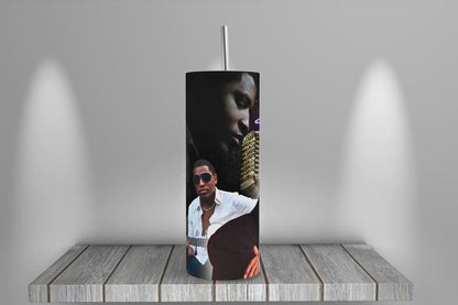 20oz R&B Singer BabyFace Music tribute tumbler digital PNG Download Design Sublimation Wrap