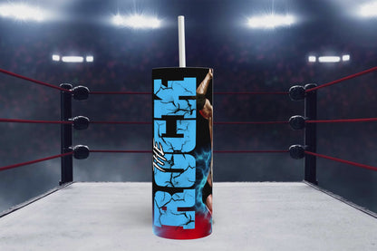 20oz The Rock tribute Wrestling tumbler digital PNG Download Design Sublimation Wrap