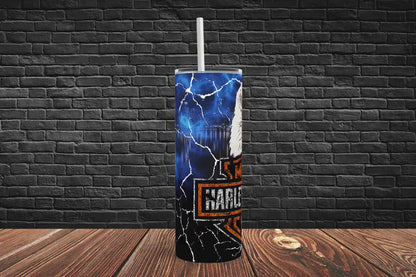 20oz  Harley vintage distressed tumbler digital PNG Download Design Sublimation Wrap