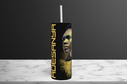 20oz israel adesanya ufc mma tribute tumbler digital PNG Download Design Sublimation Wrap