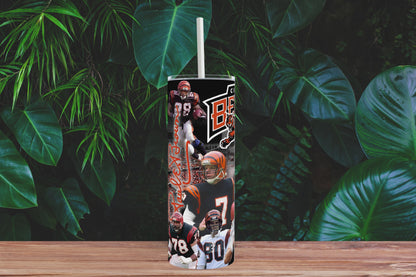 20oz (Cincinnati) Future & legends Football Tribute tumbler digital PNG Download Design Sublimation Wrap