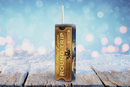 20oz The Polar Express Christmas Movie tumbler digital PNG Download Design Sublimation Wrap