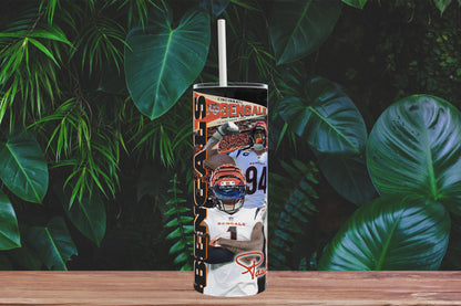 20oz (Cincinnati) They got to Play Us Football Tribute tumbler digital PNG Download Design Sublimation Wrap