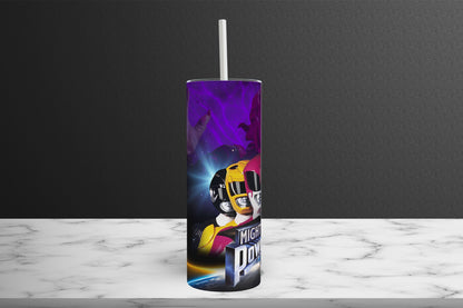 20oz Power Rangers The Movie 1995 tribute tumbler digital PNG Download Design Sublimation Wrap