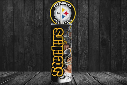 20oz (Steelers) Legends Football Tribute tumbler digital PNG Download Design Sublimation Wrap