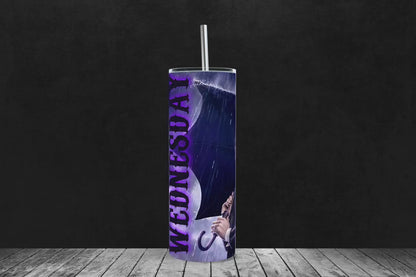 20oz Wednesday (TV series) Adams family tumbler digital PNG Download Design Sublimation Wrap