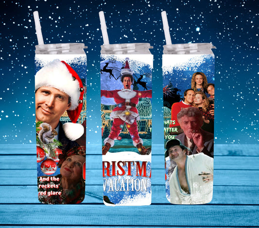 20oz Christmas Vacation holiday tumbler digital PNG Download Design Sublimation Wrap