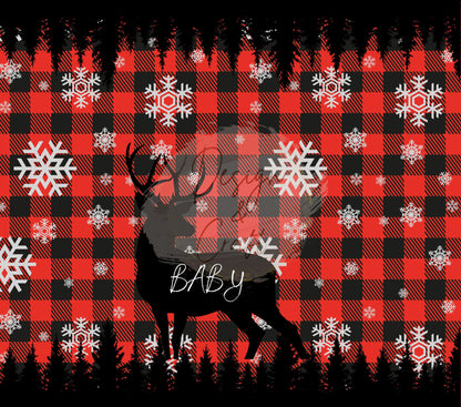 20oz 3 IMAGE BUNDLE Christmas Buffalo Plaid Papa, Mama & Baby digital PNG Download Design Sublimation Wrap