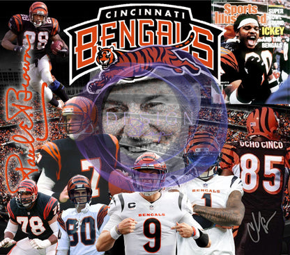 20oz (Cincinnati) Future & legends Football Tribute tumbler digital PNG Download Design Sublimation Wrap